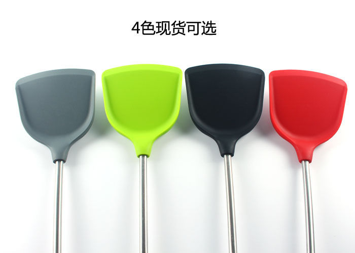 硅膠鍋鏟安全嗎，硅膠鍋鏟高溫有毒嗎，硅膠鍋鏟可以下油鍋嗎
